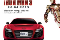 “Lộ” dàn xế sang Audi trong phim Iron Man 3