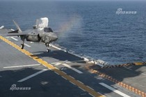 Tàu đổ bổ Mỹ mang F-35B hướng về bán đảo Triều Tiên