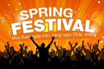 Tưng bừng mua sắm với Spring Festival tại Lazada