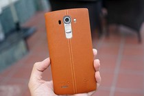 Tận mục điện thoại LG G4 nắp lưng da ở Việt Nam