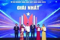 Sáng nay trao giải "Vì sự nghiệp giáo dục Việt Nam" 2024 