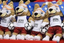 Đua nhau săn tìm sói bông Zabivaka - linh vật World Cup 2018