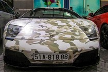 Lamborghini Murcielago phong cách "nhà binh" tại Việt Nam