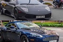 Bộ đôi siêu xe Aston Martin và Lamborghini tại Sài Gòn