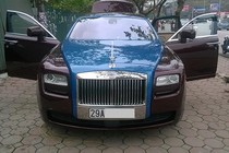 Xe sang Rolls-Royce Ghost chục tỷ đổi màu ở Hà Nội 