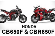 Honda "trình làng" cặp đôi môtô CBR650F và CB650F 2017