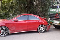 Mercedes-AMG CLA45 tiền tỷ "nát đuôi" tại Thái Nguyên