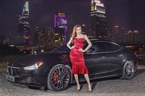 Xe sang Maserati Ghibli S Q4 trị giá 7 tỷ đọ dáng Hà Hồ