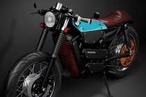 Môtô điện Honda cafe racer chạy 120km/1 lần xạc 