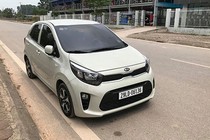 Xe siêu rẻ Kia Morning Turbo 2018 lăn bánh tại HN