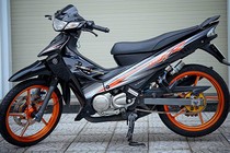  "Xế nổ" Yamaha Z125 độ giá hơn 300 triệu tại Vĩnh Long