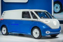 Volkswagen "nhá hàng" xe van điện tự lái I.D. Buzz Cargo