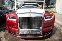 "Soi" Rolls-Royce Phantom VIII đỏ rực của đại gia Campuchia