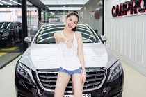 "Nữ hoàng nội y" Ngọc Trinh độ Mercedes-Maybach S500 giá 11 tỷ