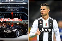 Cristiano Ronaldo tậu siêu xe Bugatti mới giá 437 tỷ đồng