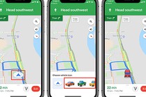 Google Maps có thể thông báo tốc độ xe đang di chuyển