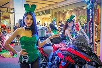 Rạo rực khi ngắm dàn thỏ playboy Thái bên mô tô cho dân phượt