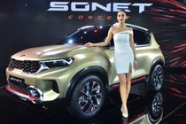 Kia Sonet 2021 cỡ nhỏ, giá rẻ "lộ hàng" trước ngày ra mắt