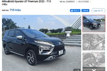 Mitsubishi Xpander 2022 đầu tiên lên sàn xe cũ, giá 715 triệu ở Hà Nội