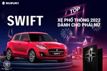 Suzuki Swift nhận giải thưởng "Xe phổ thông 2022 dành cho phái đẹp"