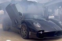 Pagani Utopia hơn 59 tỷ đồng bất ngờ bốc khói khi đang "show hàng"