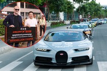 Dàn siêu xe trăm tỷ của đại gia Campuchia đón nhà sáng lập Gumball 3000