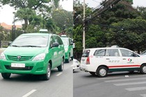 Công an phường TP HCM “quảng cáo” cho taxi Vinasun, Mai Linh?