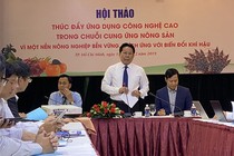 Hàng trăm đại biểu dự Hội thảo "Thúc đẩy Ứng dụng Công nghệ cao trong chuỗi cung ứng nông sản..."