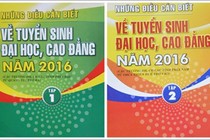 Chính thức phát hành cẩm nang tuyển sinh ĐH, CĐ năm 2016