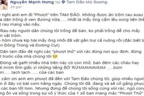 Người dân Tam Đảo lên mạng "tố" phượt thủ ý thức kém