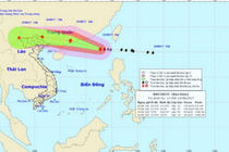 Tin nóng: Cơn bão số 6 trên Biển Đông