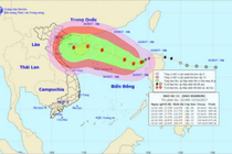 Bão số 11 hướng vào miền Trung Việt Nam có thể mạnh cấp 16