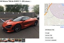 Rao bán siêu xe McLaren 720S giá 30 Bitcoin