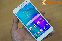 Mở hộp điện thoại nhôm nguyên khối Samsung Galaxy A5