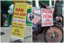 “Cười ôm bụng” với những biển quảng cáo mời gọi “đi vào lòng người“