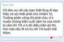 Học trò lớp 12 không chịu học, cô giáo gửi tin nhắn trúng "tim đen"