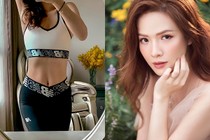 MC Đan Lê khoe vòng bụng phẳng lì ở tuổi 38