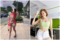 Hot girl Trâm Anh liên tục gây hiểu nhầm vì mặc quần bó chẽn