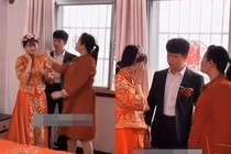 Đêm động phòng, mẹ chồng xông vào tát cô dâu cháy má