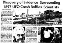 Sự kiện UFO và người ngoài hành tinh chấn động Texas vào năm 1897