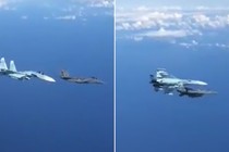 Su-27 nghiêng mình áp sát, tiêm kích NATO vội vã tháo chạy