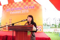 Kỳ thủ tranh tài tại “Giải Cờ tướng – Cờ vua Vinhomes 2015”