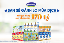 San sẻ khó khăn với cộng đồng - 1 trong 3 mục tiêu của Vinamilk trong mùa dịch