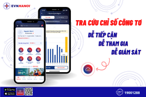 App EVNHANOI giúp khách hàng tra cứu chỉ số điện dễ dàng