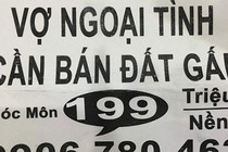 “Vợ ngoại tình bán nhà gấp“: Chiêu bán hàng quá lố