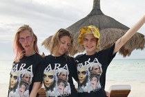 Dàn sao mặc áo tắm mừng sinh nhật Cara Delevingne