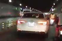 Video: Xe sang Audi chạy kiểu “đường của mình” trong hầm vượt sông Sài Gòn