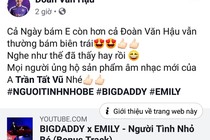 Fan gọi tên Đoàn Văn Hậu khi nghe bài hát mới của vợ chồng Big Daddy