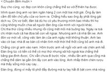 "Cay sống mũi" tâm sự của chồng trót bỏ vợ con theo gái dịch vụ