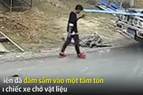 Video: Mải sử dụng điện thoại trên đường, chàng trai nhận cái kết đau đớn